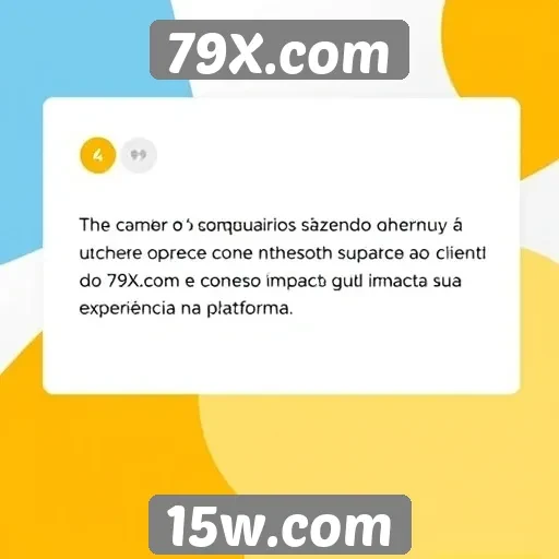 Feedback dos usuários sobre o suporte ao cliente do 79X.com