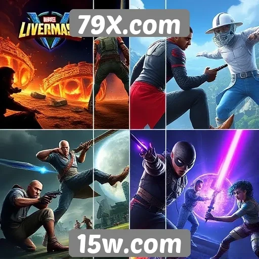 Comparativo de jogos populares no 79X.com